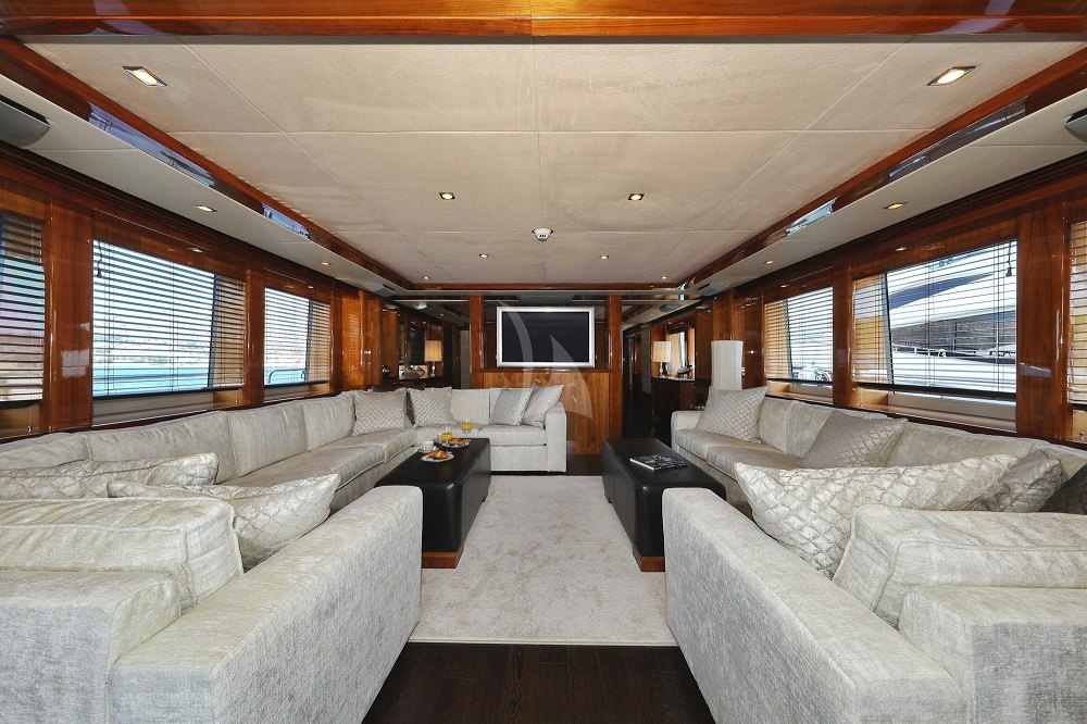 Sunseeker-yacht-charter-34m-2020-saloon-interior