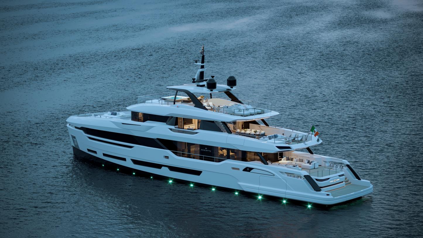 Baglietto yacht DOM133 - купить гибридную яхту 40 метров